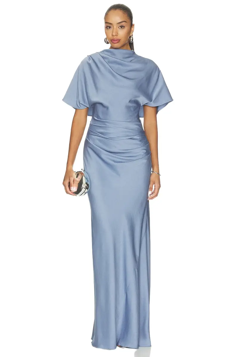 Annibelis Short Sleeve Gown Annibelis Short Sleeve Gown