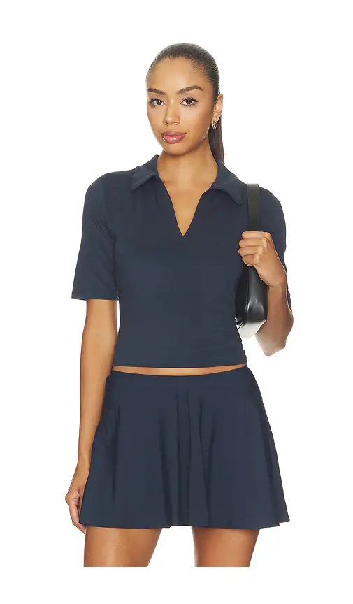 Beyond Yoga Sport Active V-neck Polo Top | Image 1 Beyond Yoga Sport Active V-neck Polo Top | Image 1