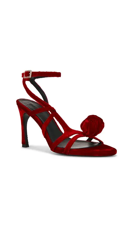 ROTATE High Heel Velvet Sandal | Thumbnail 2 ROTATE High Heel Velvet Sandal | Thumbnail 2