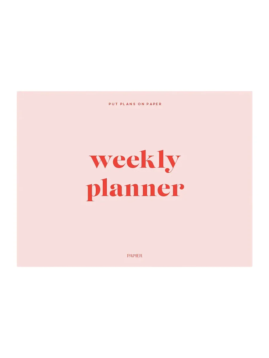 Papier Weekly Desk Planner