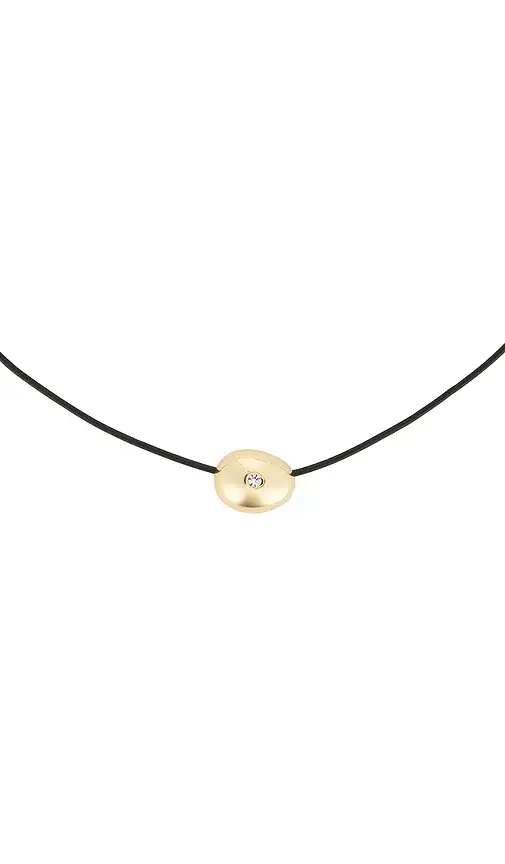 Ettika Polished Pebble Black Leather Pendant Necklace | Thumbnail 2 Ettika Polished Pebble Black Leather Pendant Necklace | Thumbnail 2