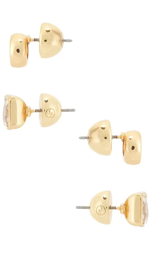 Ettika Classic Pairs Crystal Stud Set | Thumbnail 2 Ettika Classic Pairs Crystal Stud Set | Thumbnail 2