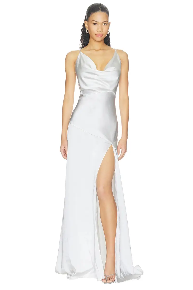 Erielle Cowl Neck Gown