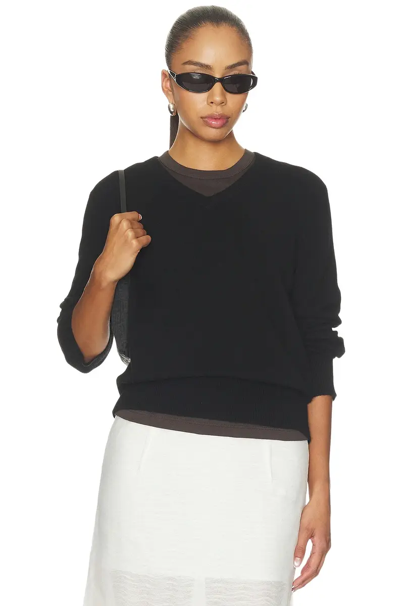 Casual V Neck Top