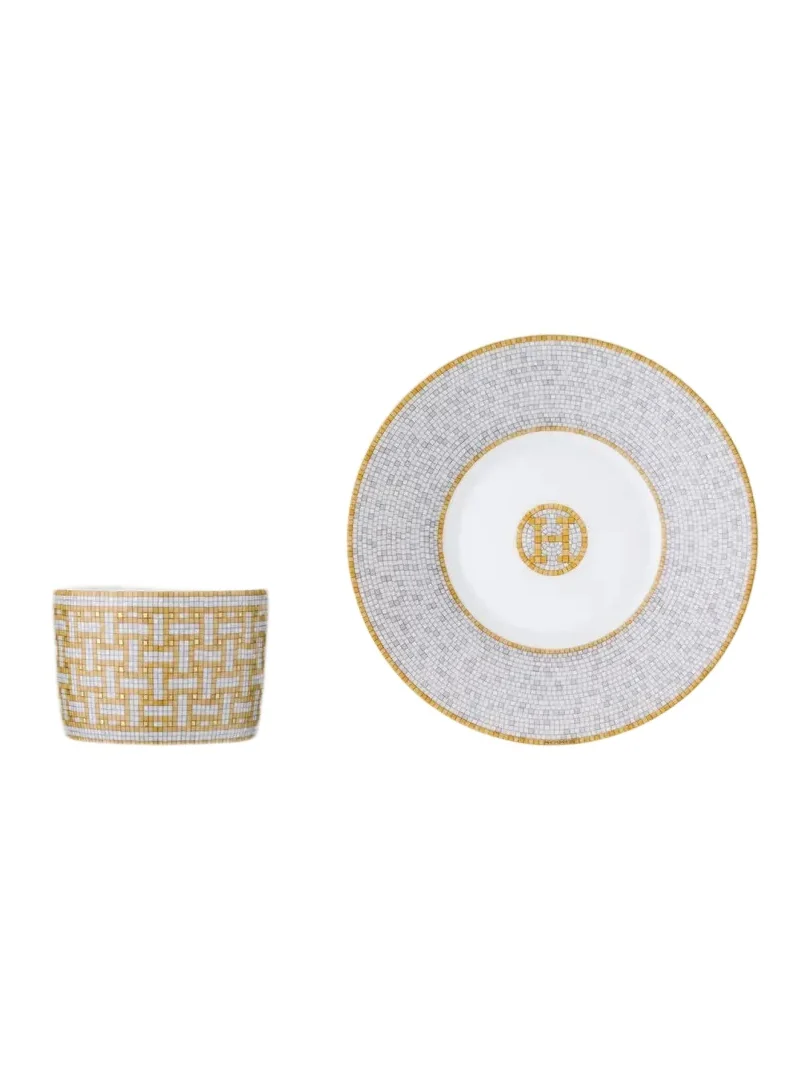 HERMÈS Mosaique au 24 Cup & Saucer