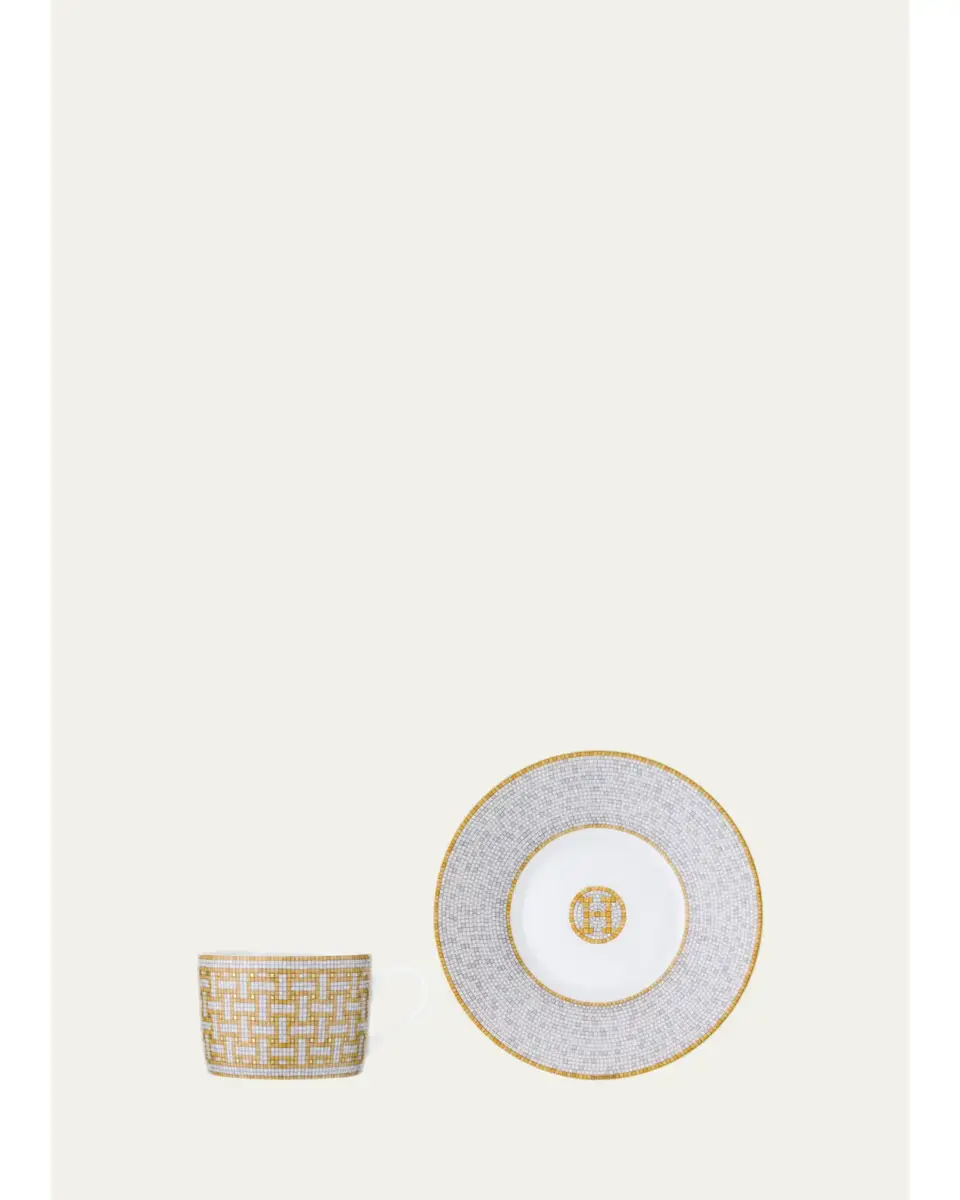 HERMÈS Mosaique au 24 Cup & Saucer