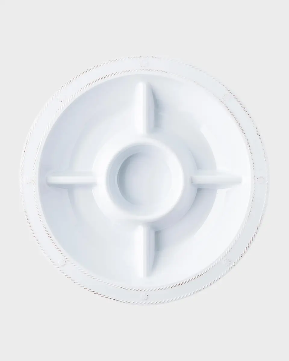 Juliska Berry & Thread Melamine 15" Crudite Platter - Whitewash | Thumbnail 2 Juliska Berry & Thread Melamine 15" Crudite Platter - Whitewash | Thumbnail 2