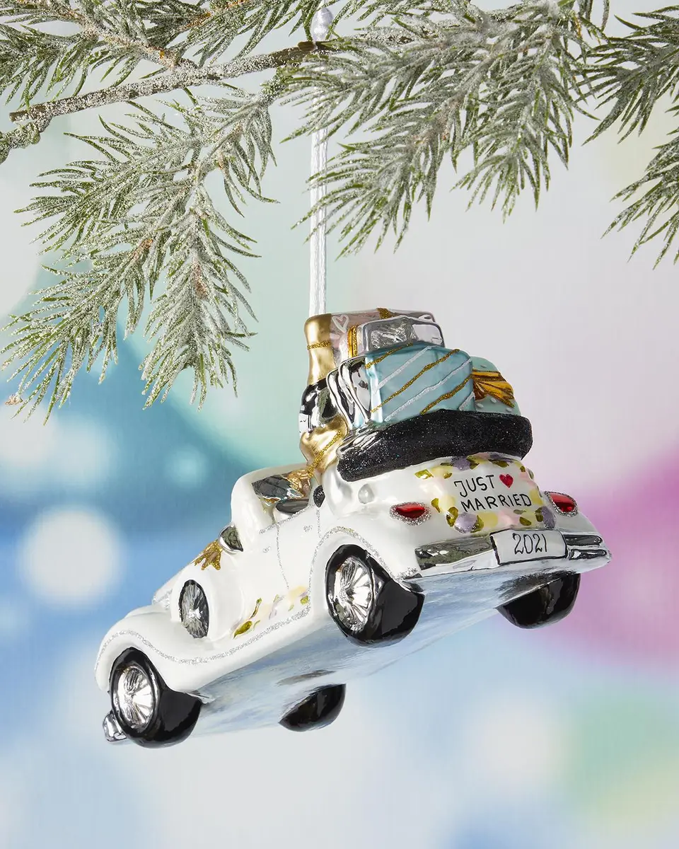 Exclusive Wedding Car Christmas Ornament | Thumbnail 2 Exclusive Wedding Car Christmas Ornament | Thumbnail 2