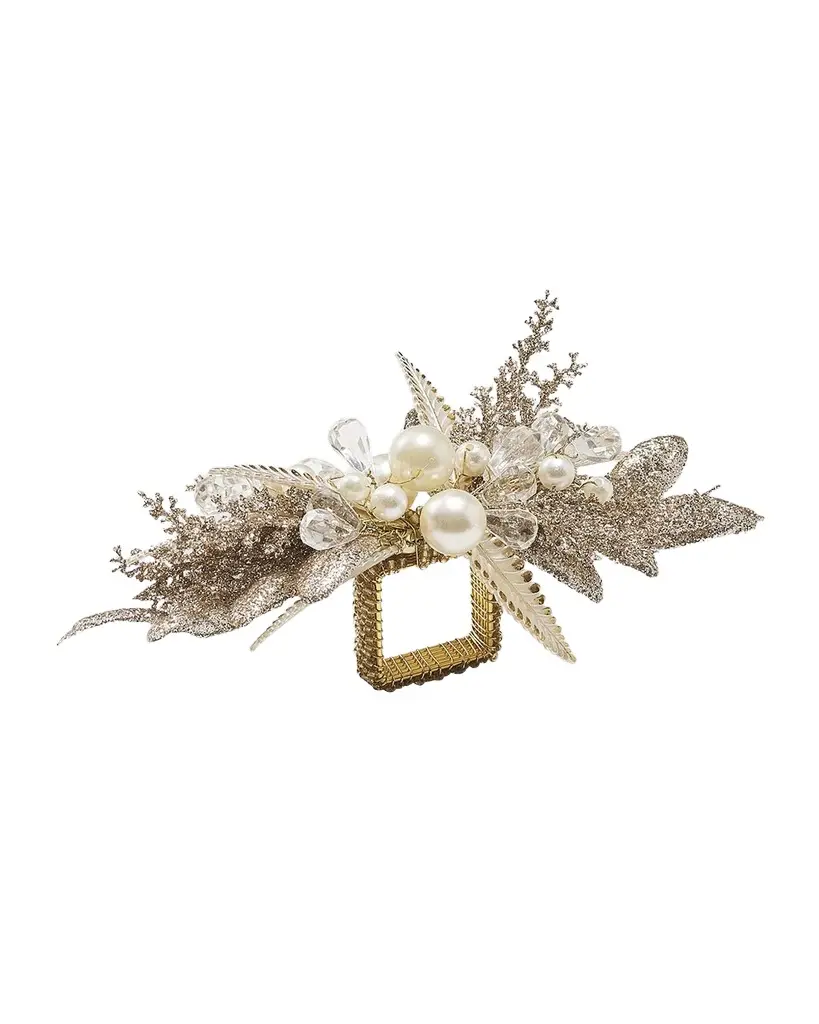 Kim Seybert Gilded Spray Napkin Ring | Image 1 Kim Seybert Gilded Spray Napkin Ring | Image 1