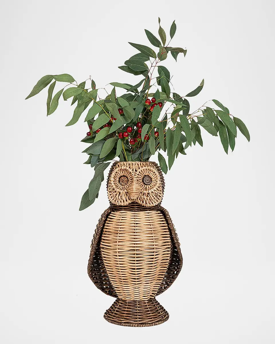 Juliska Devon Willow Owl Vase, 15" | Thumbnail 3