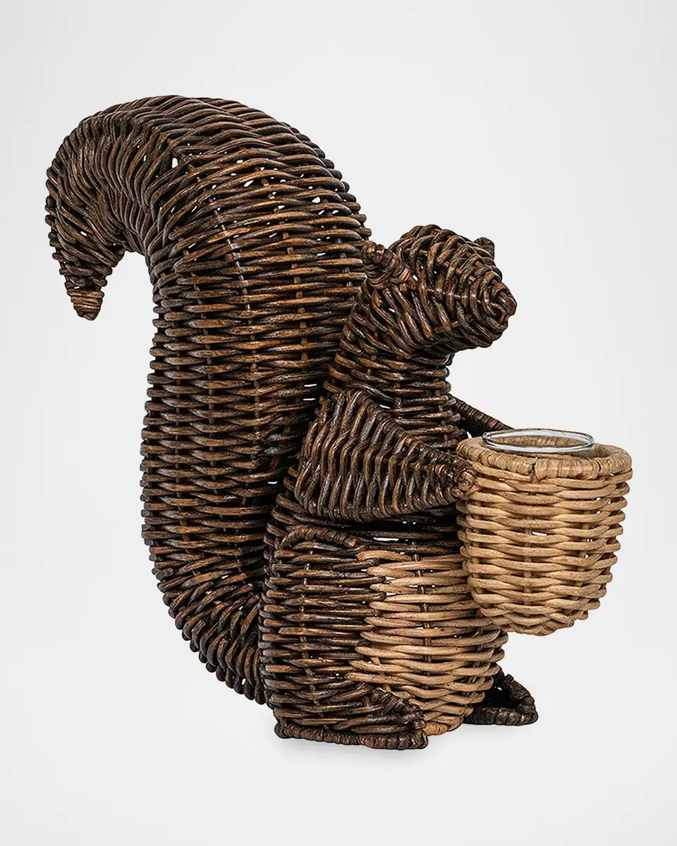 Juliska Devon Willow Squirrel Flameless Candle Holder | Thumbnail 2