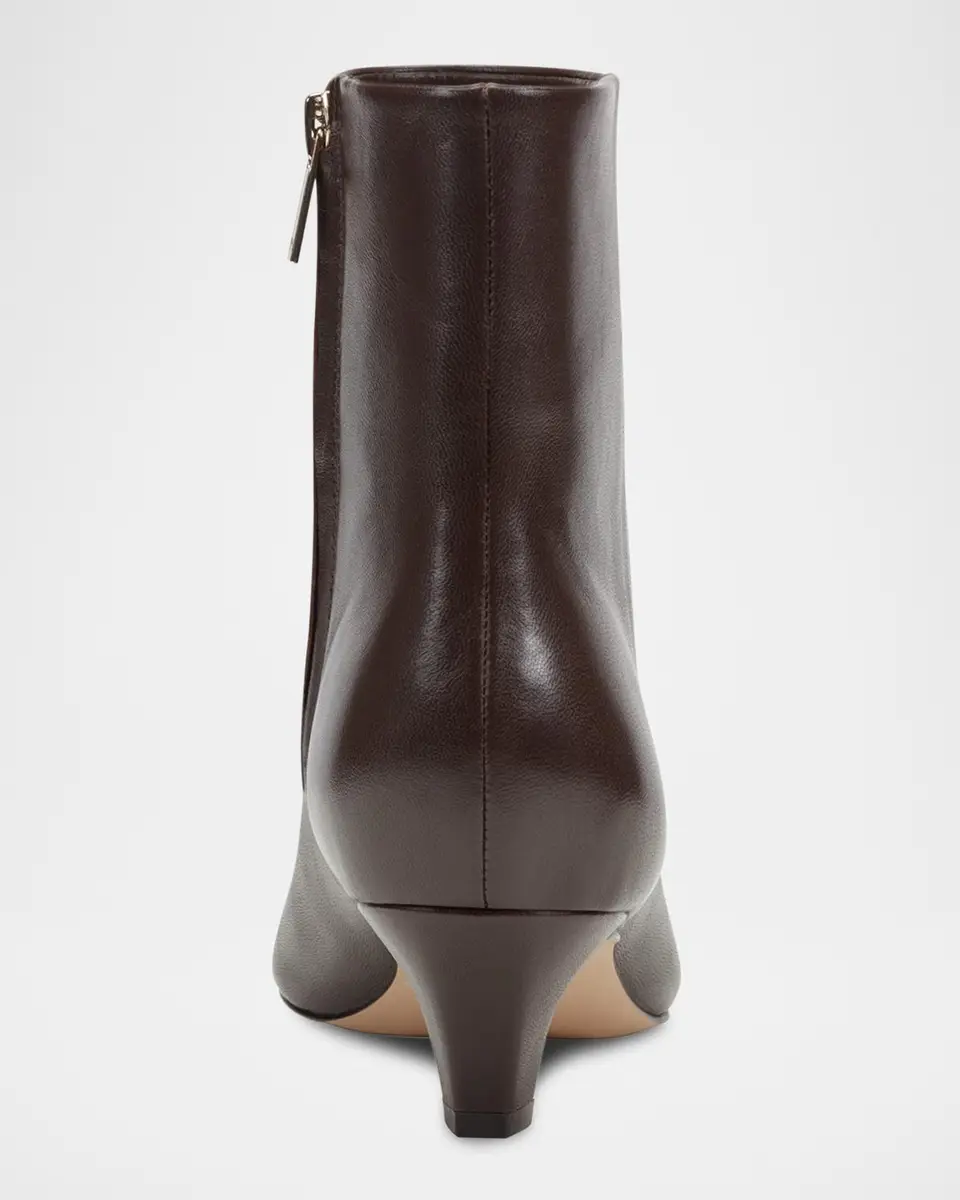 Marc Fisher LTD Danai Leather Zip Ankle Booties | Thumbnail 3