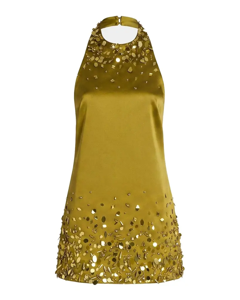 Tobonie Embroidered Mini Dress Tobonie Embroidered Mini Dress