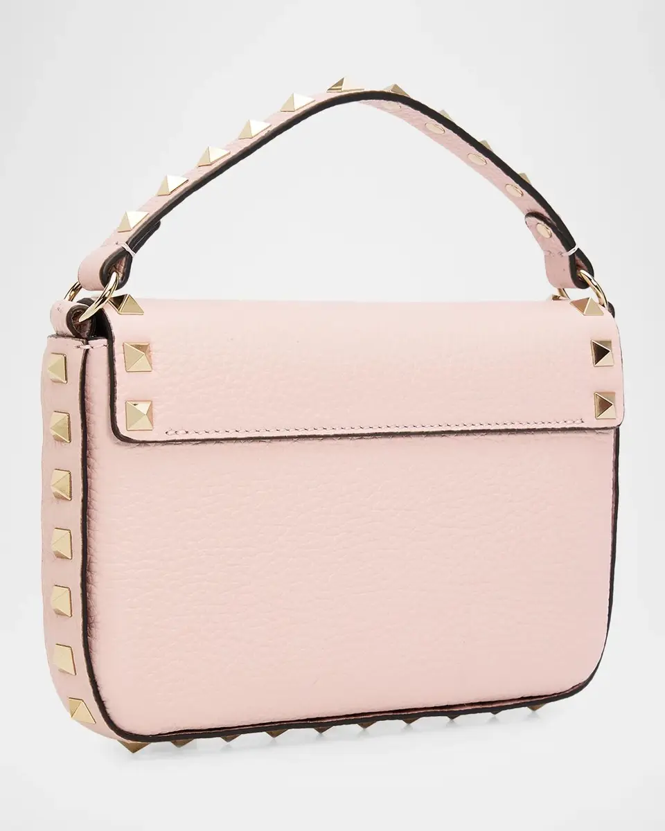 Valentino Garavani Mini Rockstud Leather Top-Handle Bag | Thumbnail 2