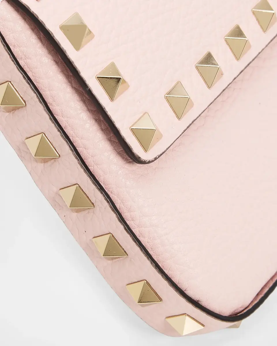 Valentino Garavani Mini Rockstud Leather Top-Handle Bag | Thumbnail 4