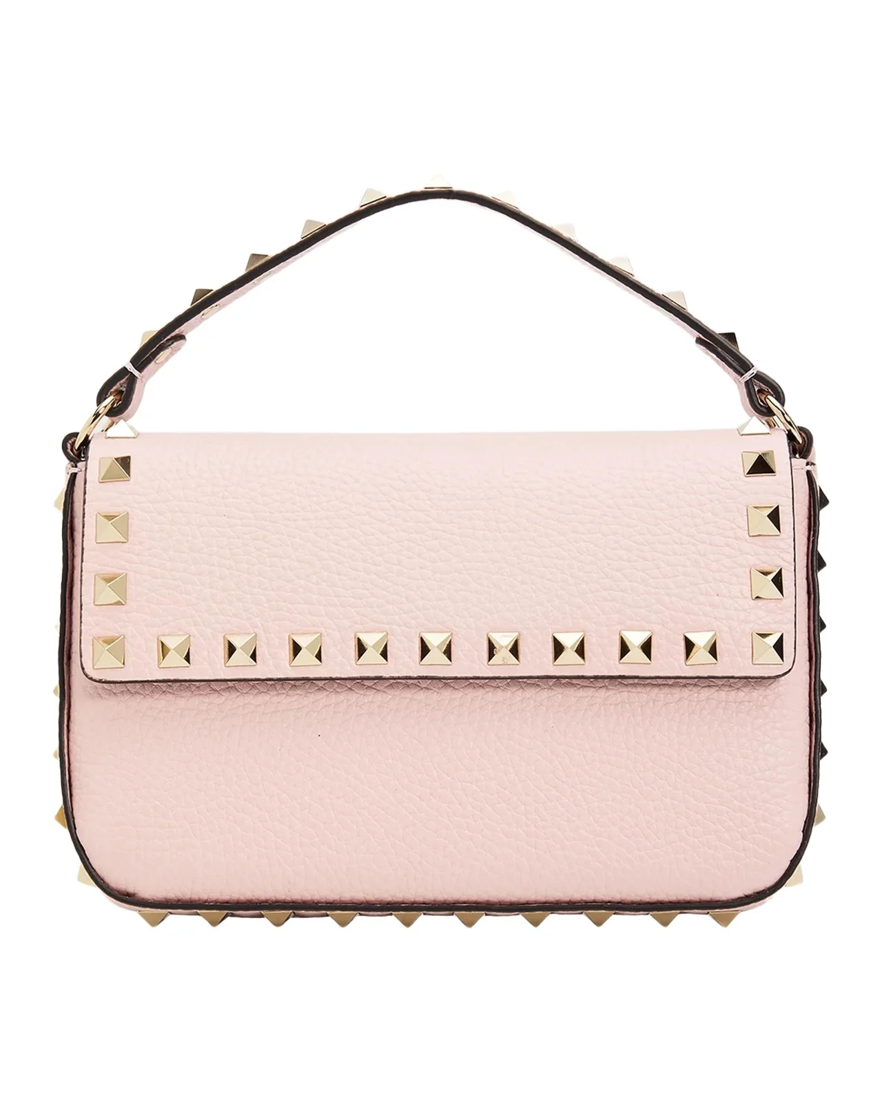 Mini Rockstud Leather Top-Handle Bag Mini Rockstud Leather Top-Handle Bag