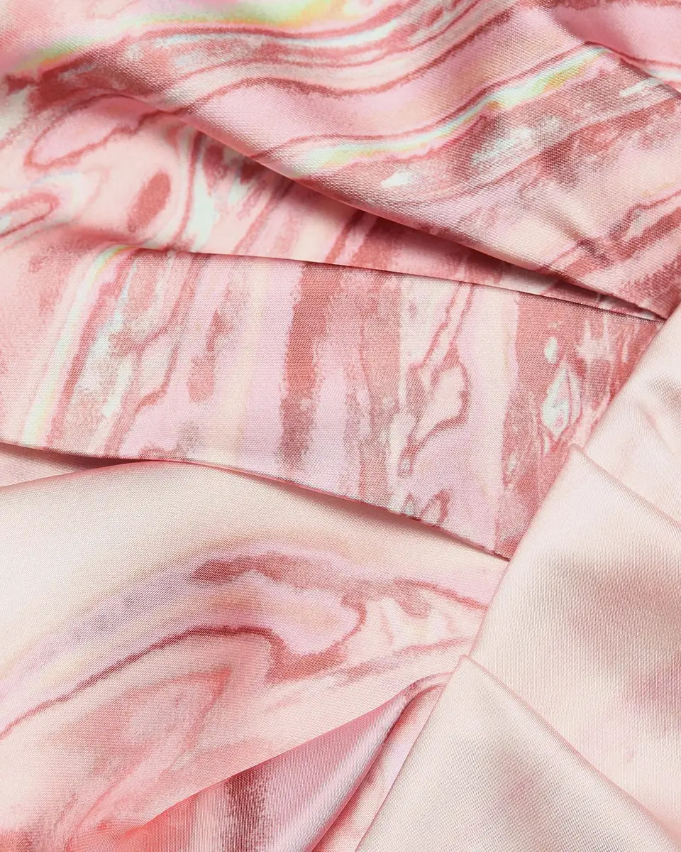 Simkhai Hansel Oil Spill-Print Satin Halter Midi Dress | Thumbnail 6 Simkhai Hansel Oil Spill-Print Satin Halter Midi Dress | Thumbnail 6