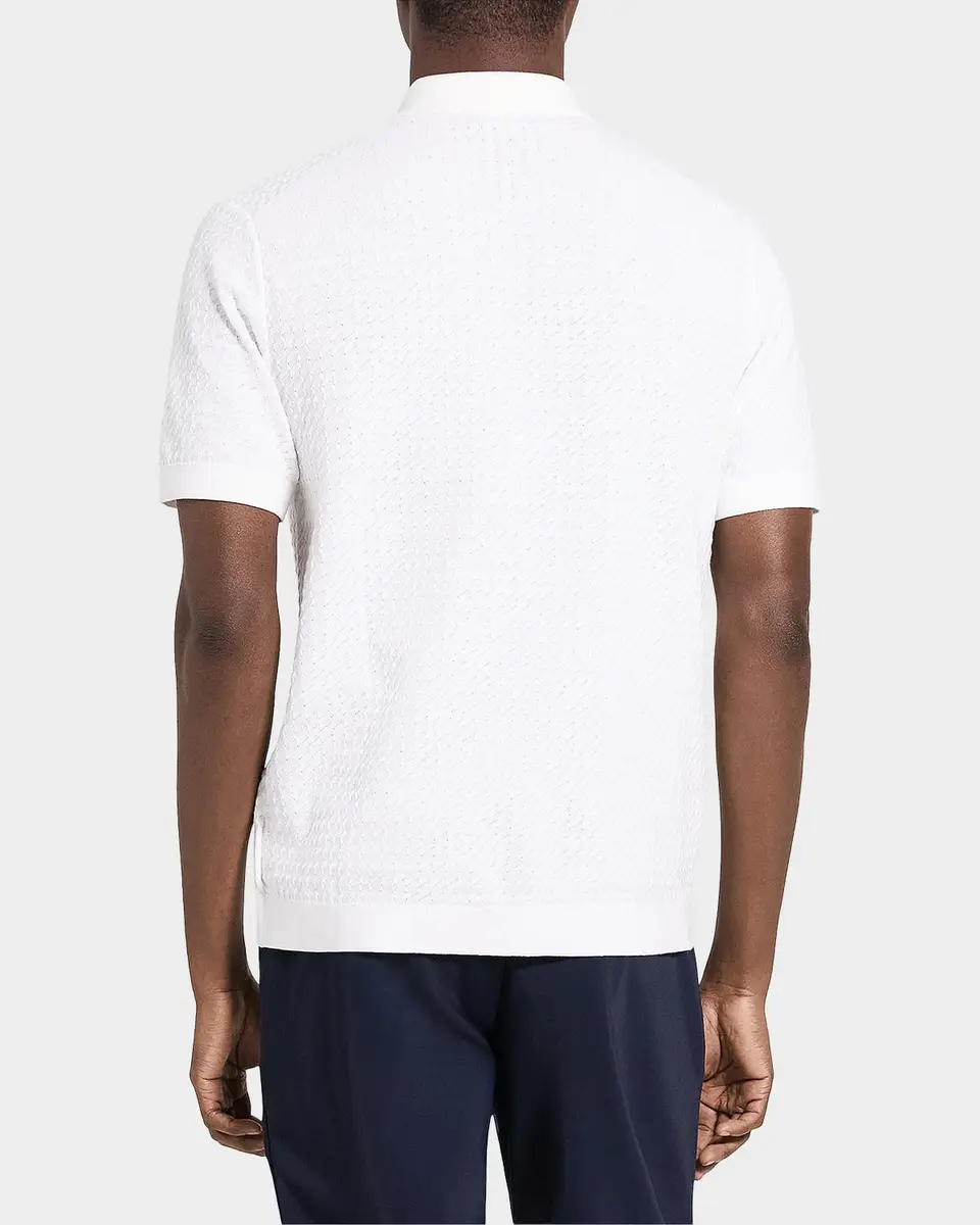 Theory Men's Cairn Cotton Waffle-Knit Shirt | Thumbnail 3 Theory Men's Cairn Cotton Waffle-Knit Shirt | Thumbnail 3