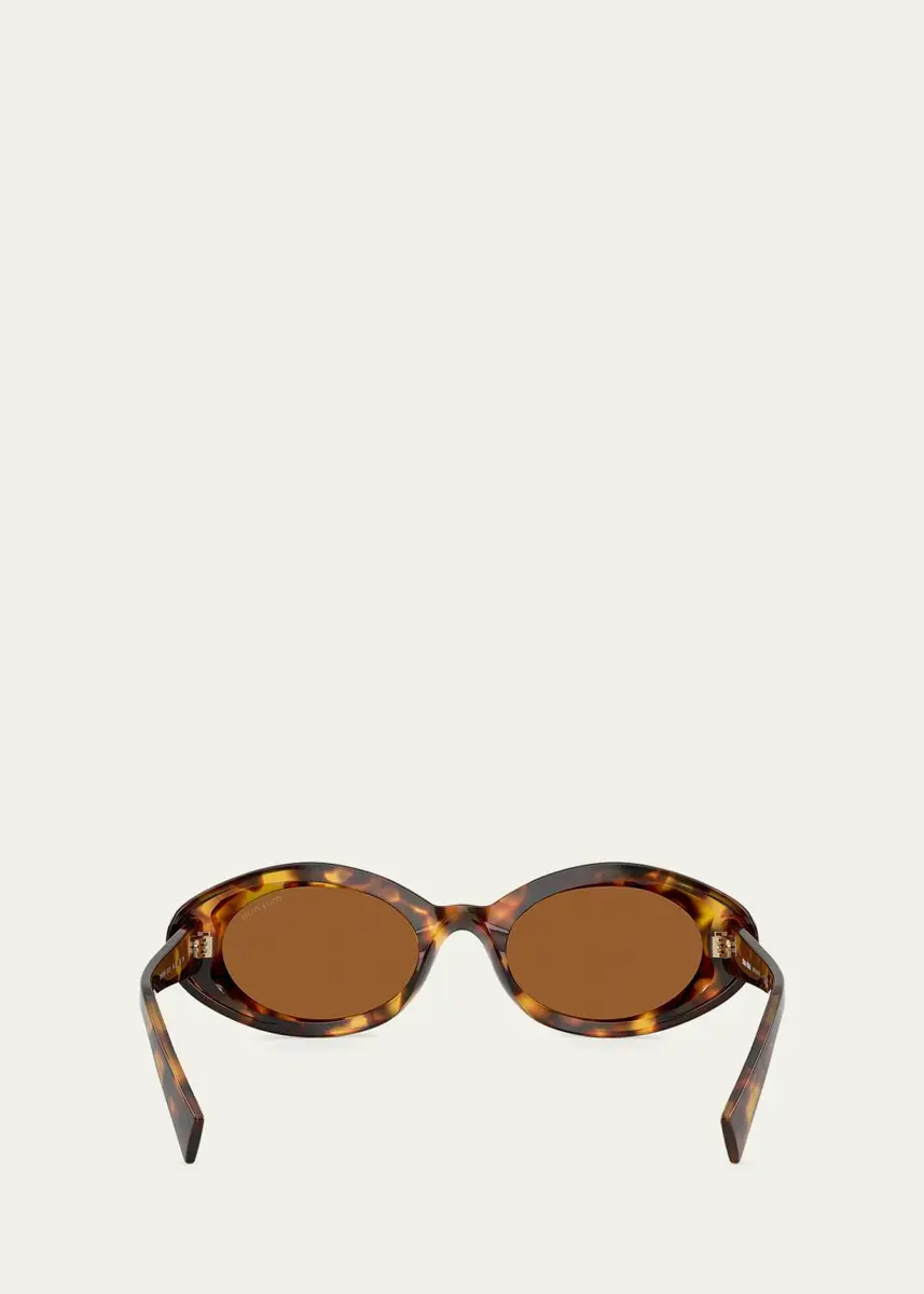 Miu Miu MU B09SF 52MM Oval Sunglasses | Thumbnail 4 Miu Miu MU B09SF 52MM Oval Sunglasses | Thumbnail 4