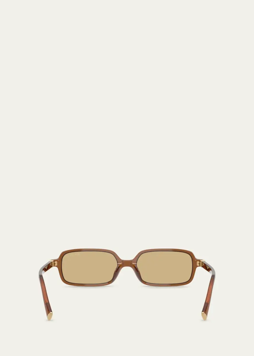 Miu Miu 52MM Rectangular Sunglasses | Thumbnail 4 Miu Miu 52MM Rectangular Sunglasses | Thumbnail 4