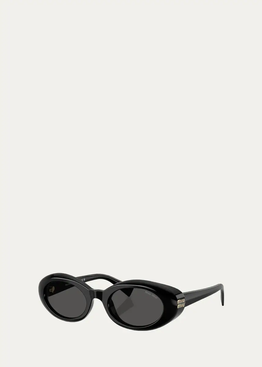 Miu Miu MU B09SF 52MM Oval Sunglasses | Thumbnail 3 Miu Miu MU B09SF 52MM Oval Sunglasses | Thumbnail 3
