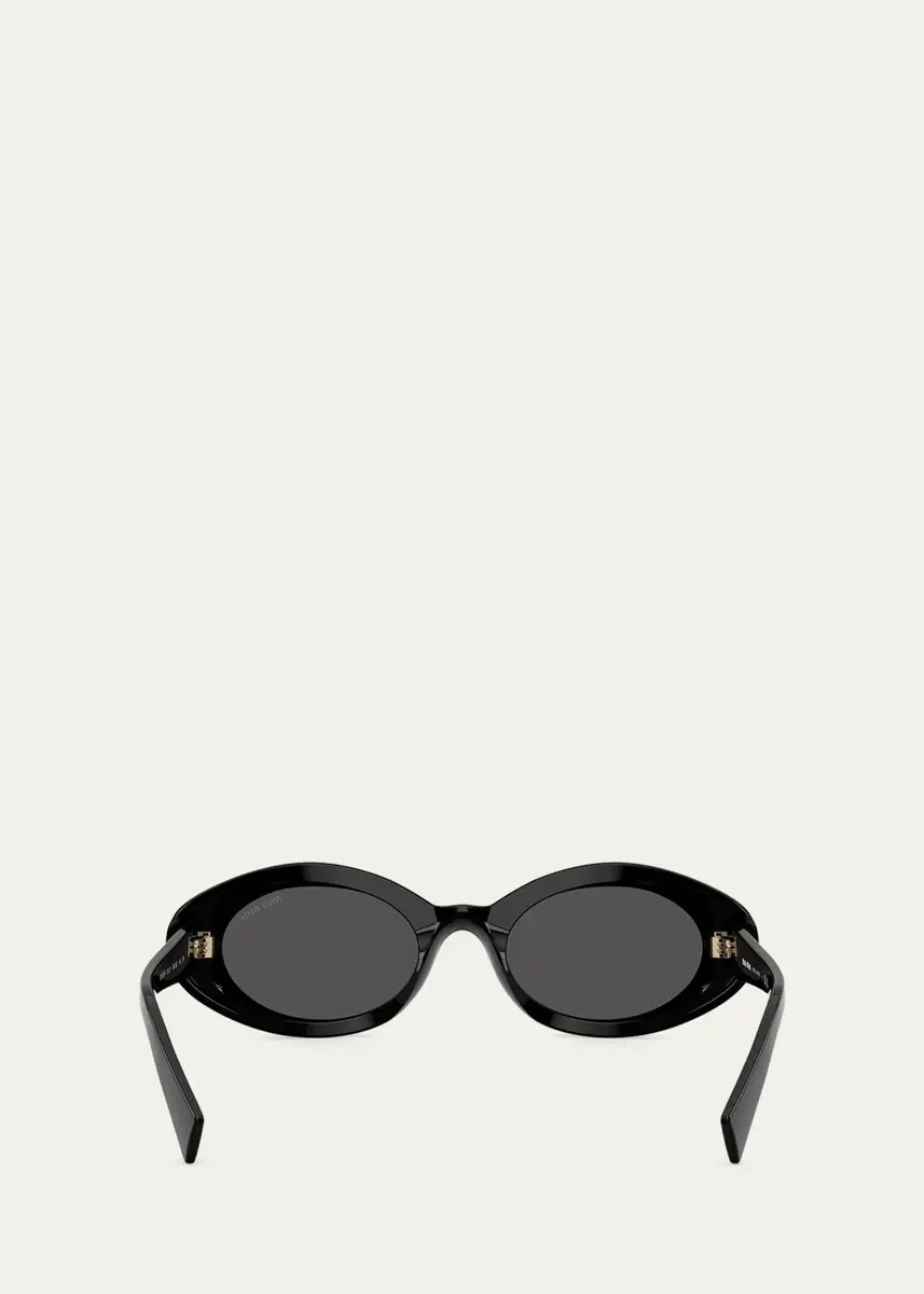 Miu Miu MU B09SF 52MM Oval Sunglasses | Thumbnail 4 Miu Miu MU B09SF 52MM Oval Sunglasses | Thumbnail 4