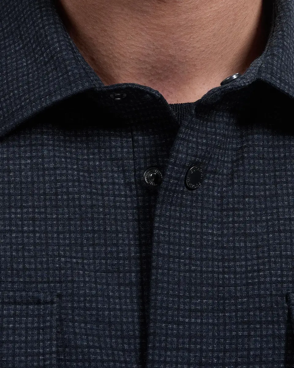 Bugatchi Men's Micro-Check Overshirt | Thumbnail 5 Bugatchi Men's Micro-Check Overshirt | Thumbnail 5