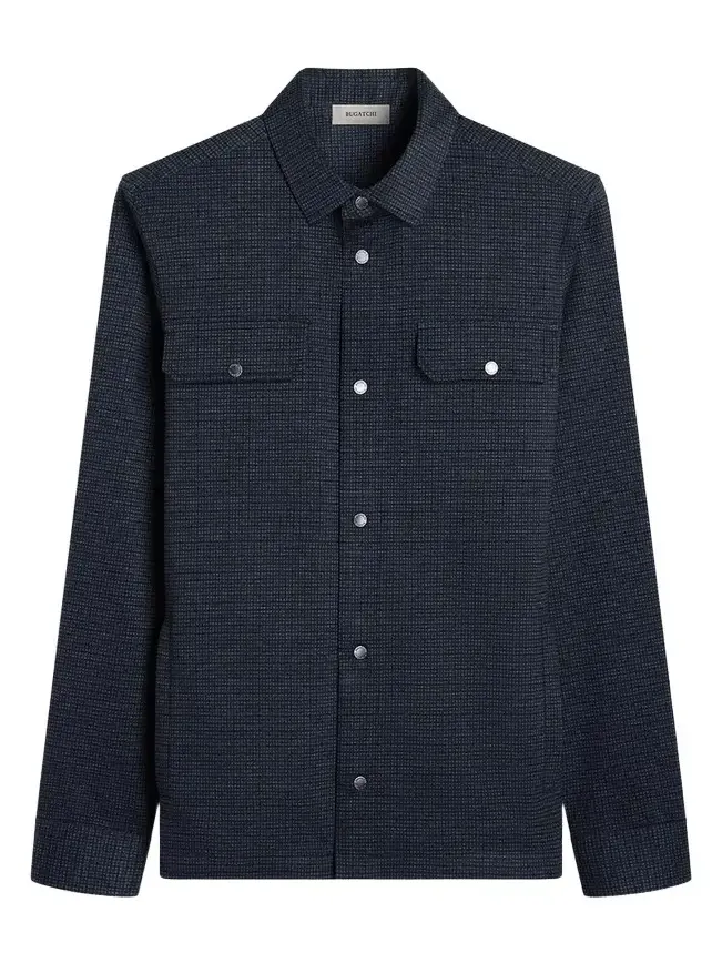 Men's Micro-Check Overshirt Men's Micro-Check Overshirt