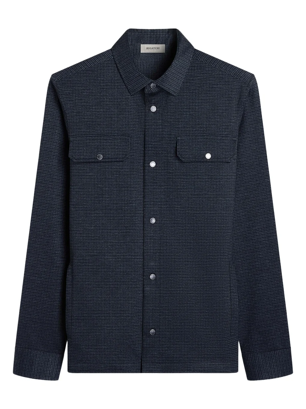 Bugatchi Men's Micro-Check Overshirt