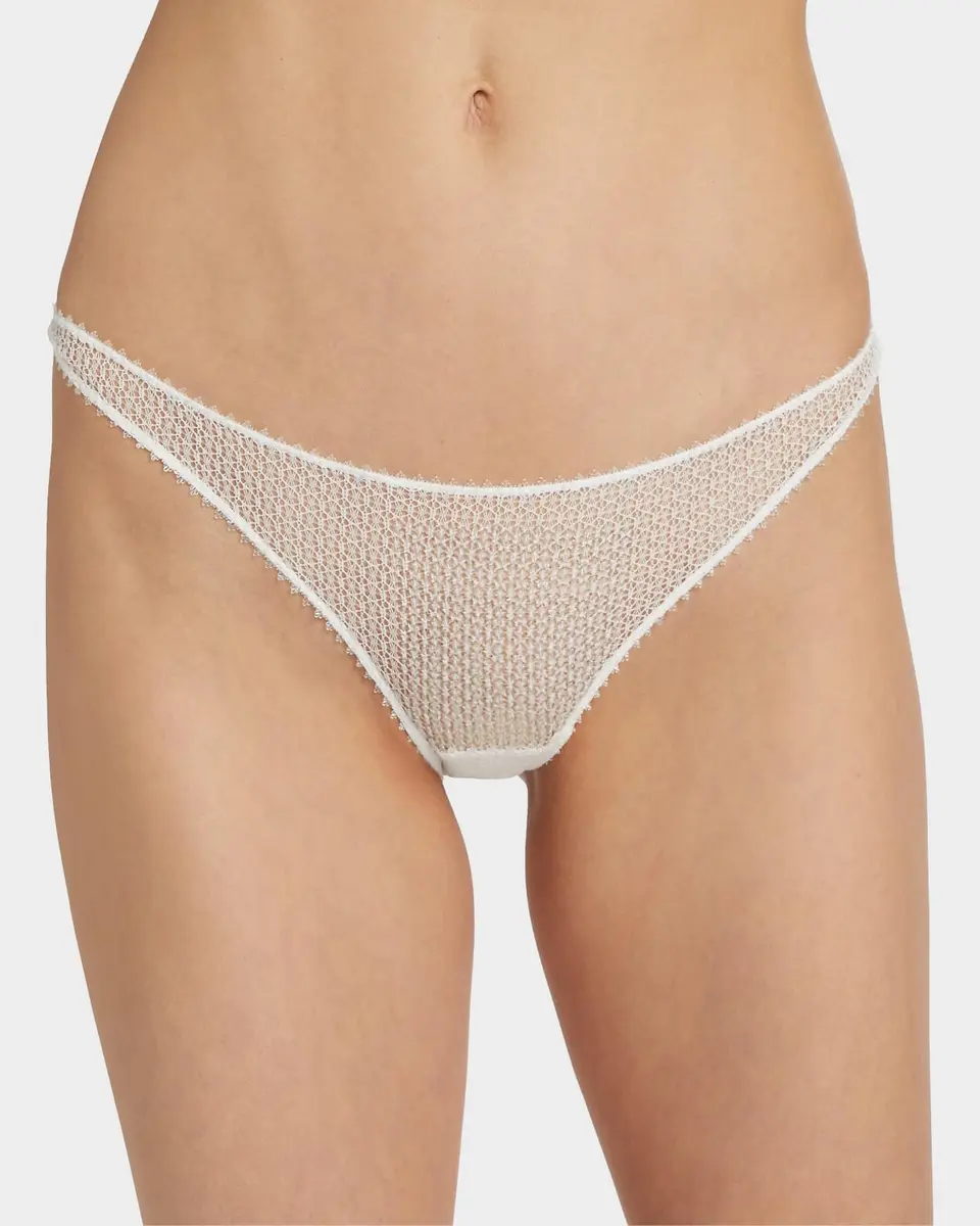 Kiki de Montparnasse High-Cut Crochet Thong | Thumbnail 4 Kiki de Montparnasse High-Cut Crochet Thong | Thumbnail 4