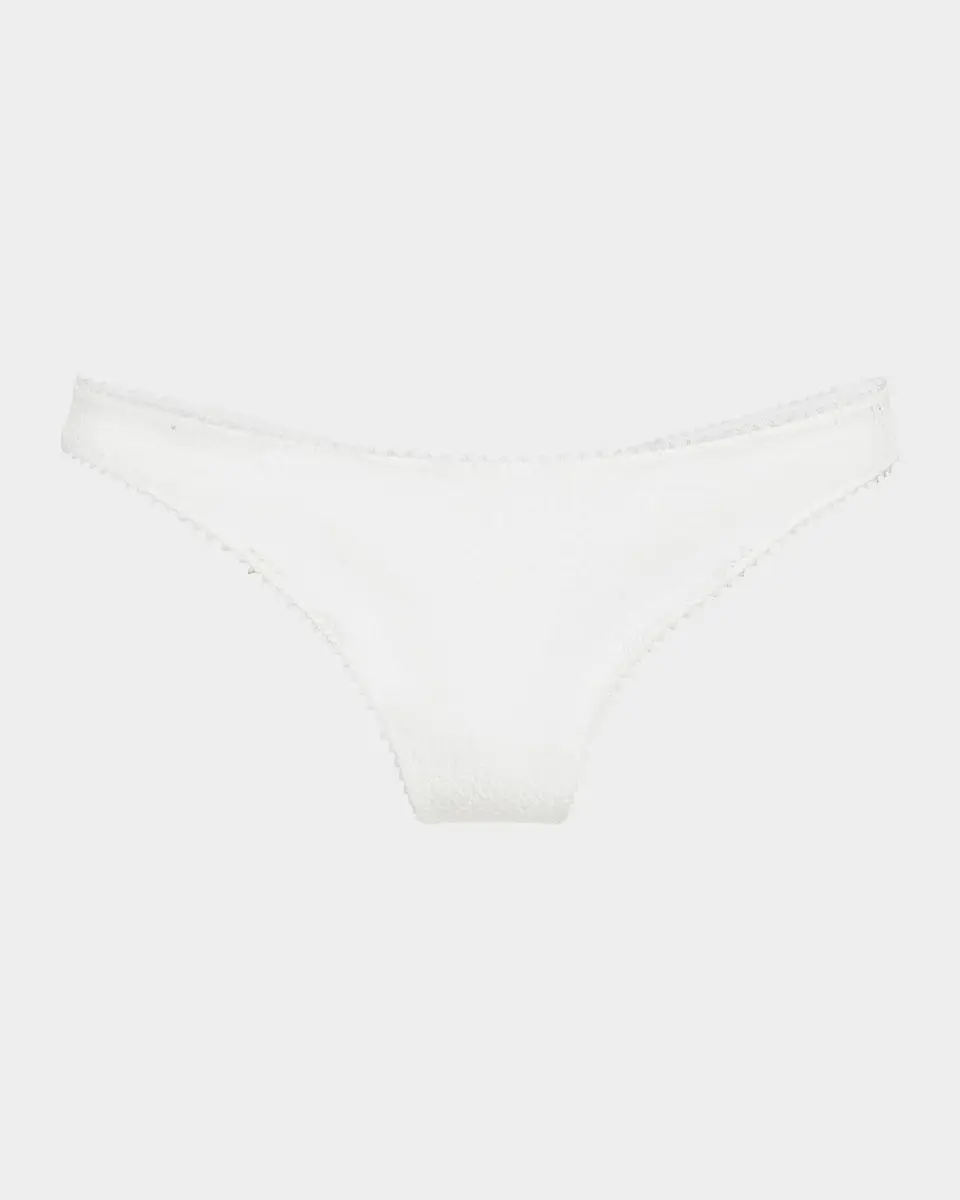 Kiki De Montparnasse High-Cut Crochet Thong | Image 1 Kiki De Montparnasse High-Cut Crochet Thong | Image 1