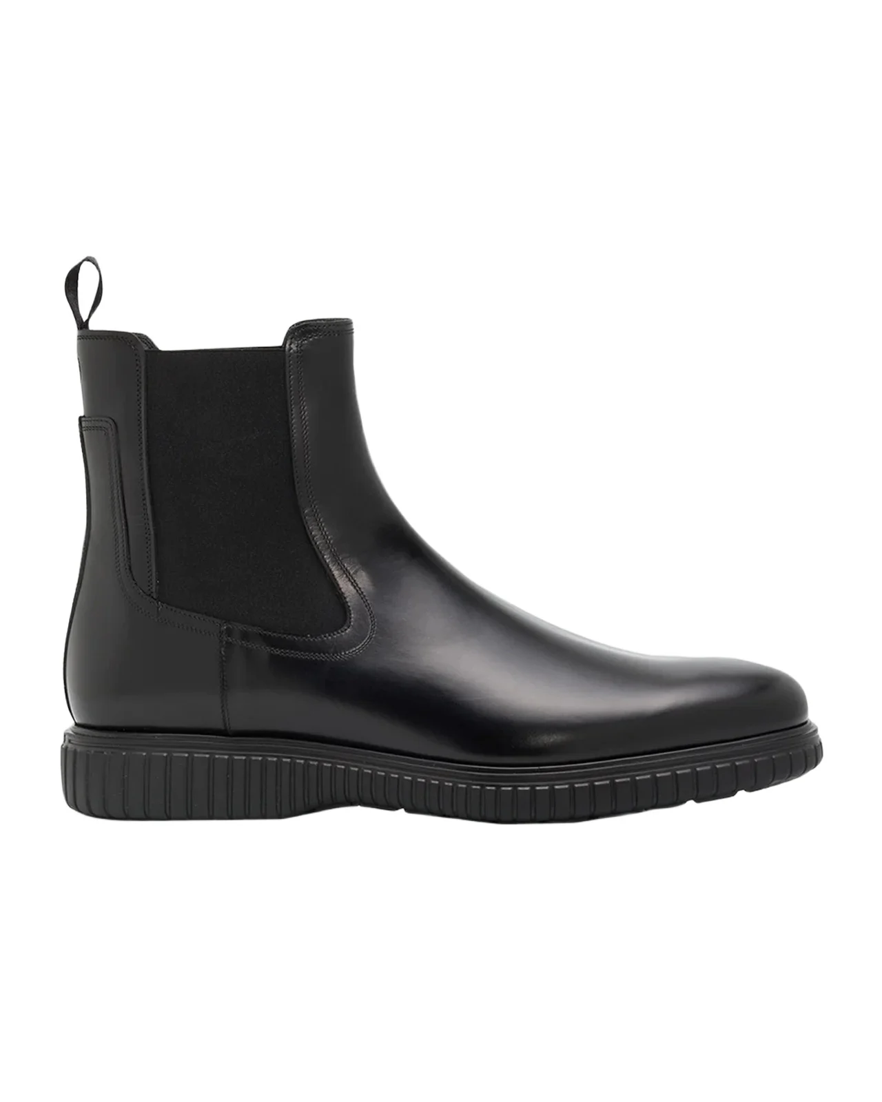 Men's Santo Leather Rubber-Sole Chelsea Boots Men's Santo Leather Rubber-Sole Chelsea Boots
