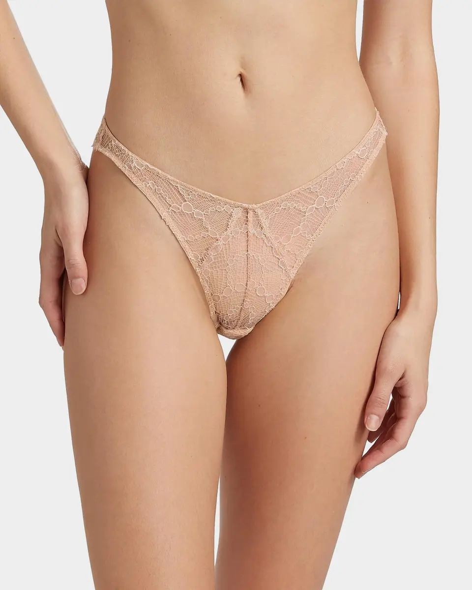 Kiki de Montparnasse Mon Cherie Lace Thong | Thumbnail 4 Kiki de Montparnasse Mon Cherie Lace Thong | Thumbnail 4