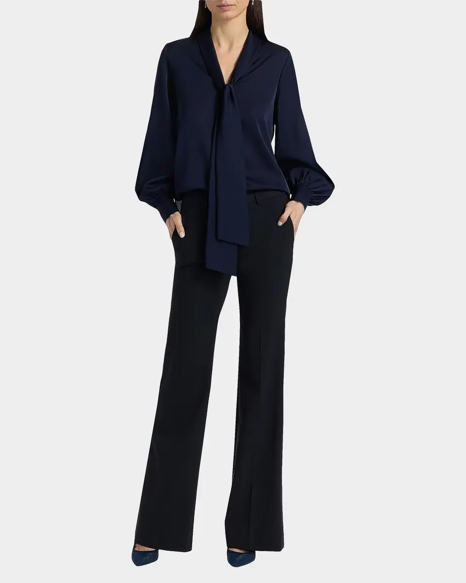 Ungaro Ella Tie-Neck Silk Blouse | Thumbnail 2 Ungaro Ella Tie-Neck Silk Blouse | Thumbnail 2