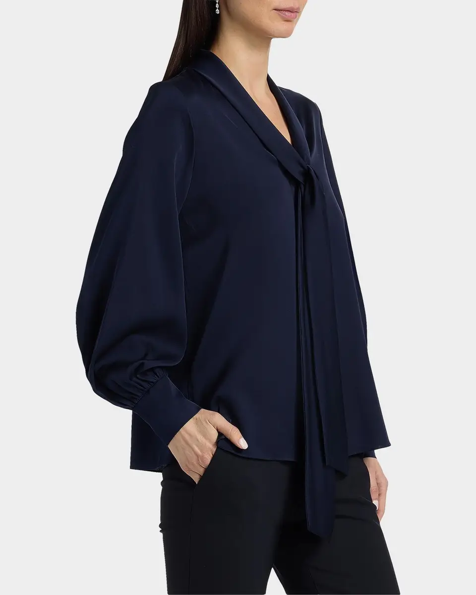 Ungaro Ella Tie-Neck Silk Blouse | Thumbnail 7 Ungaro Ella Tie-Neck Silk Blouse | Thumbnail 7