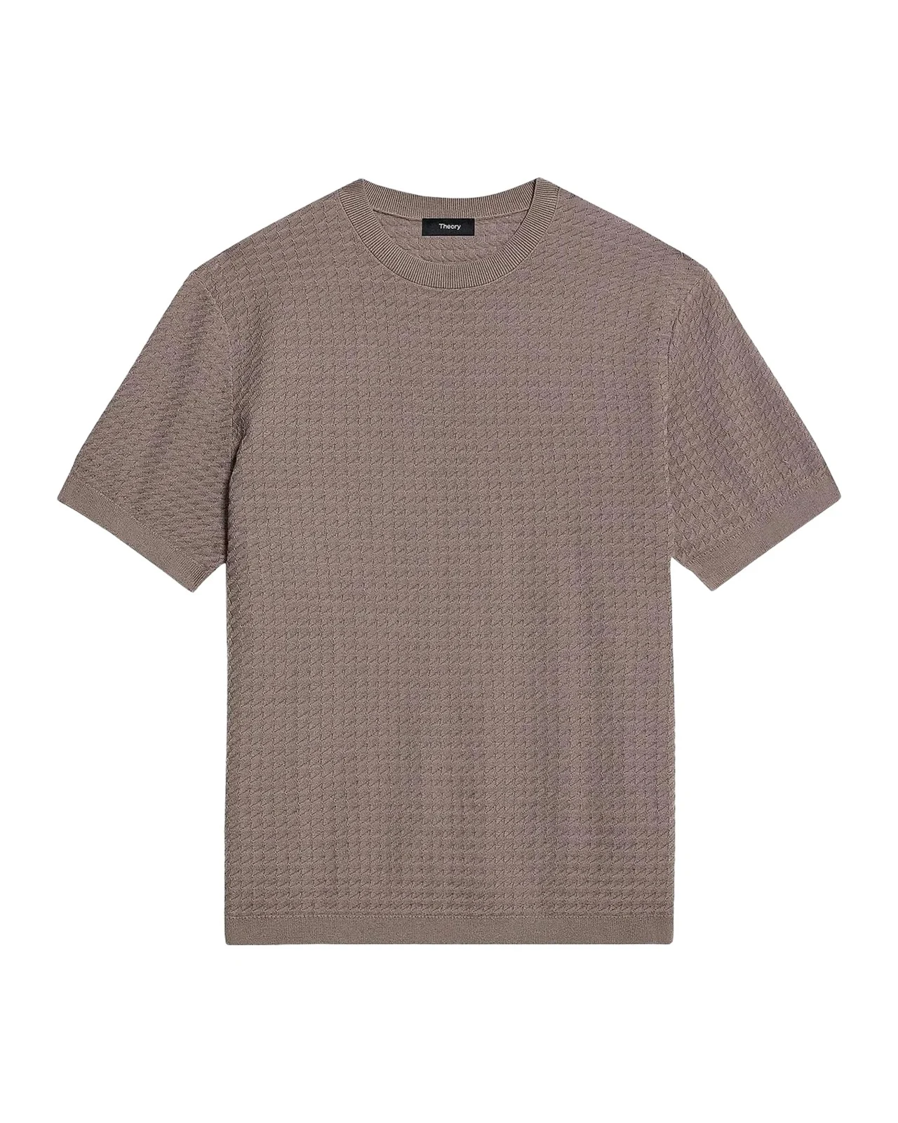 Theory Men's Damian Textured Knit Short-Sleeve Sweater