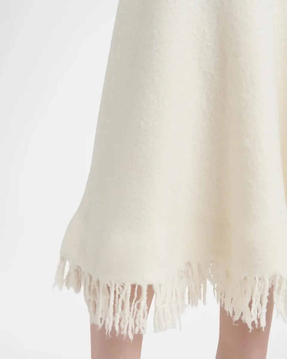 Bottega Veneta Wool Knit Fringe Midi Trumpet Skirt | Thumbnail 5 Bottega Veneta Wool Knit Fringe Midi Trumpet Skirt | Thumbnail 5