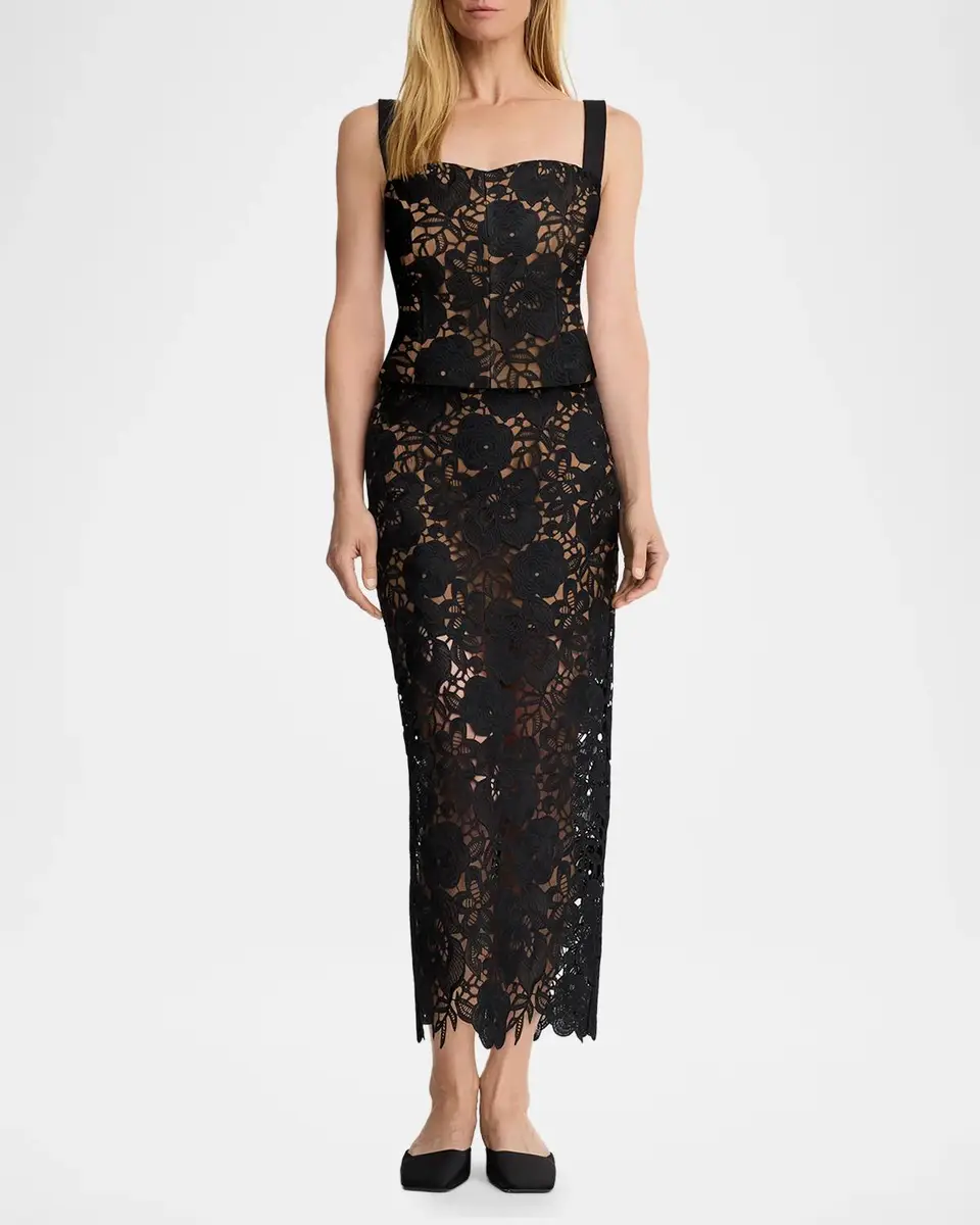 SMYTHE Lace Bustier with Removable Straps | Thumbnail 2 SMYTHE Lace Bustier with Removable Straps | Thumbnail 2