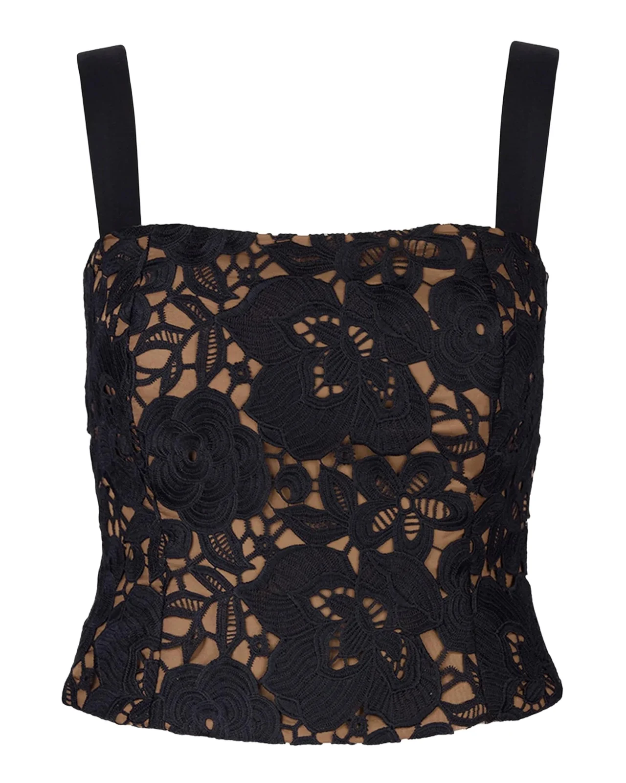 SMYTHE Lace Bustier with Removable Straps