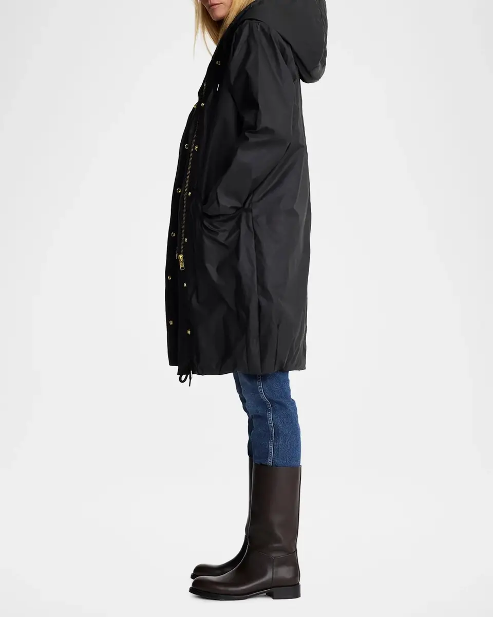SMYTHE Dark and Stormy Hooded Rain Coat | Thumbnail 4