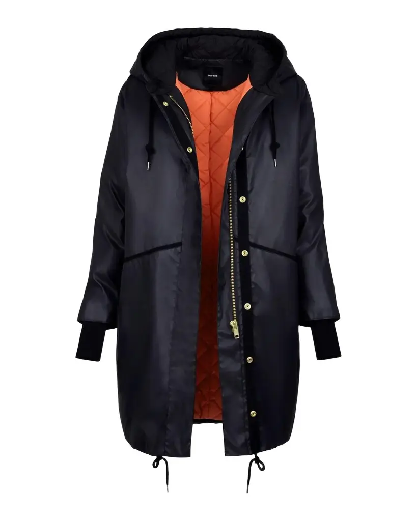 SMYTHE Dark and Stormy Hooded Rain Coat | Image 1 SMYTHE Dark and Stormy Hooded Rain Coat | Image 1