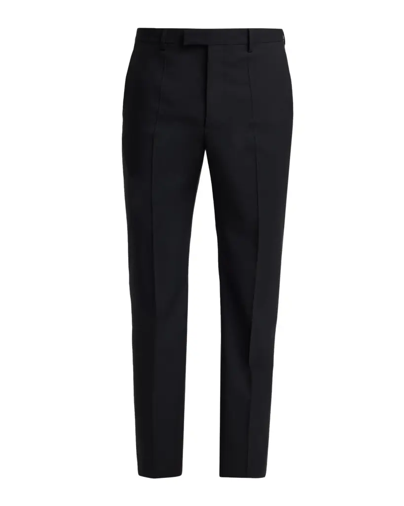 Valentino Garavani Men's Gabardine Straight-Leg Trousers | Image 1 Valentino Garavani Men's Gabardine Straight-Leg Trousers | Image 1