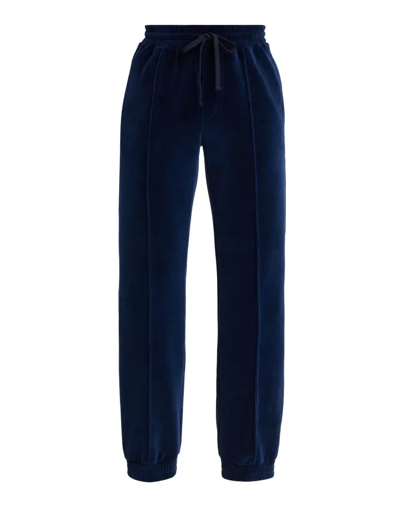 Valentino Garavani Men's Jersey Pintuck-Pleated Sweatpants | Image 1 Valentino Garavani Men's Jersey Pintuck-Pleated Sweatpants | Image 1
