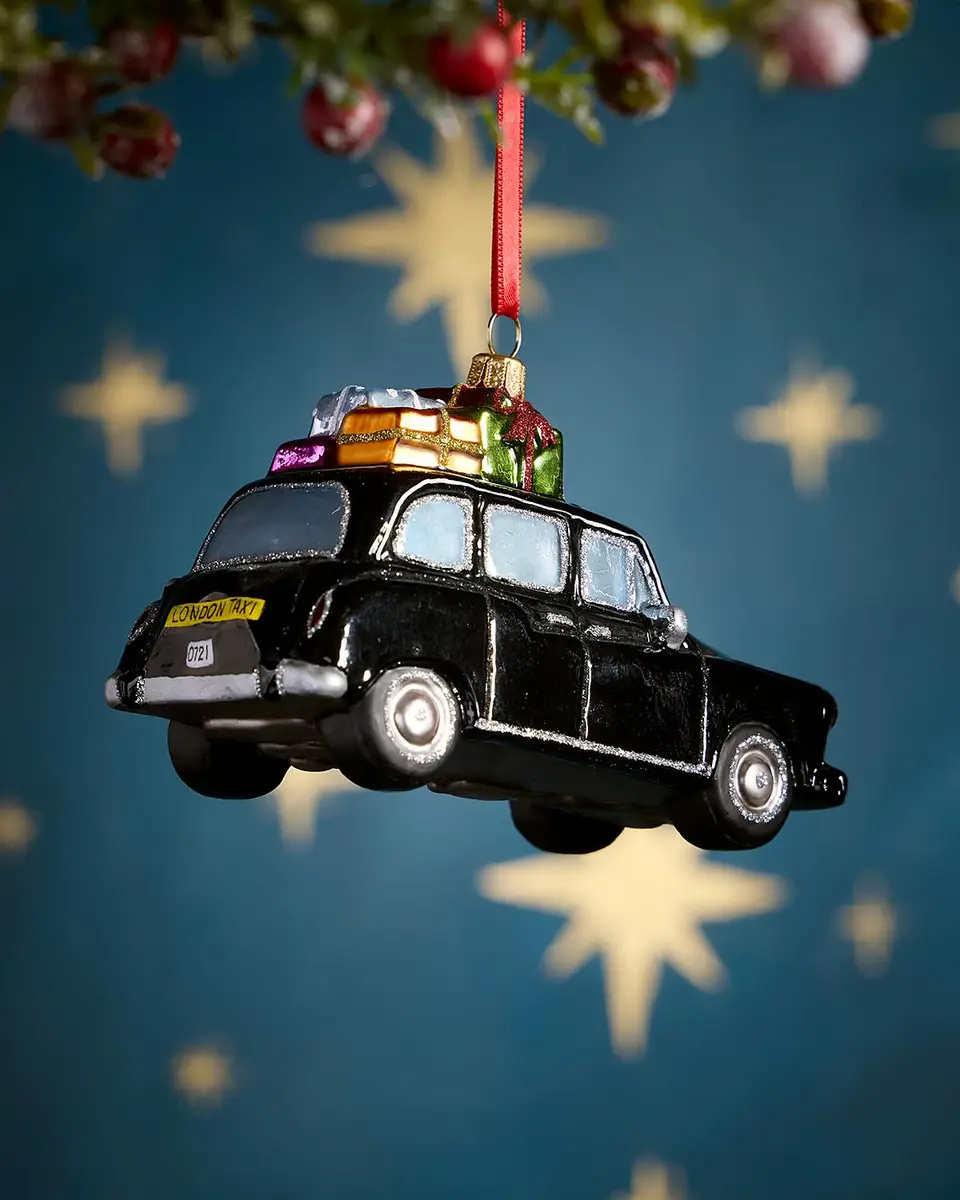 Exclusive London Taxi Christmas Ornament | Thumbnail 2 Exclusive London Taxi Christmas Ornament | Thumbnail 2