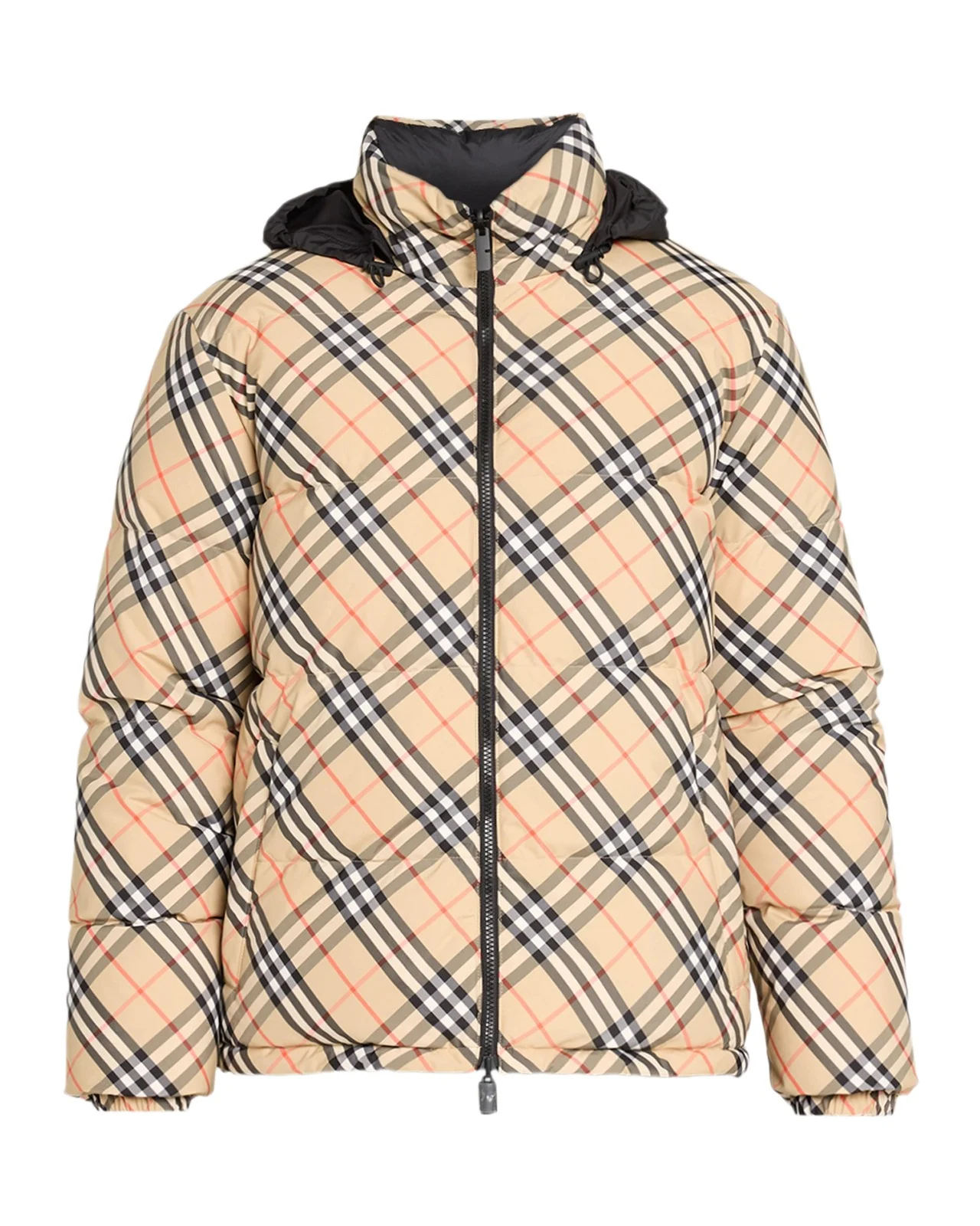 Men's Reversible Check Snowdon Down Puffer Jacket