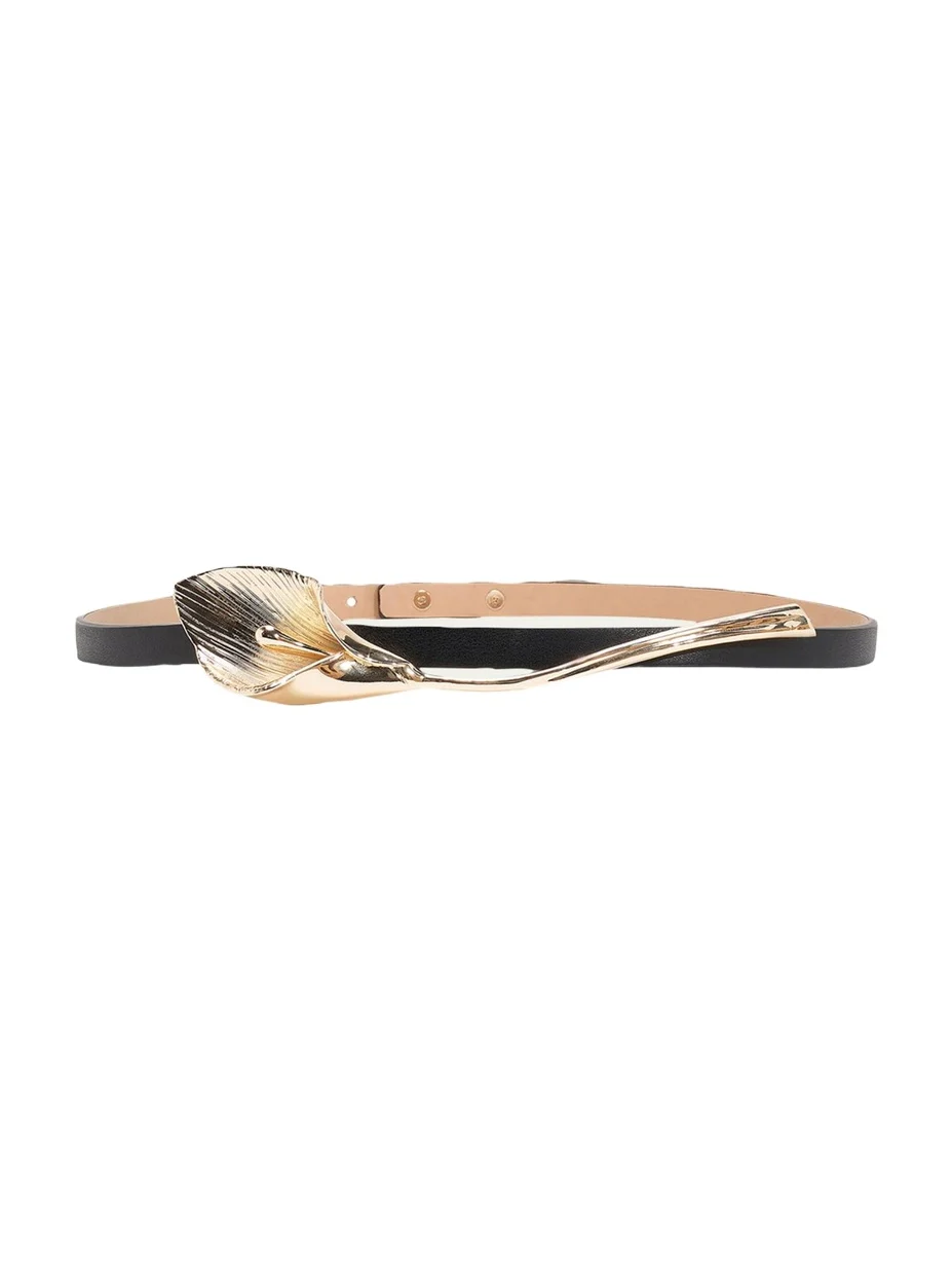 Calla Lily Leather Belt Calla Lily Leather Belt