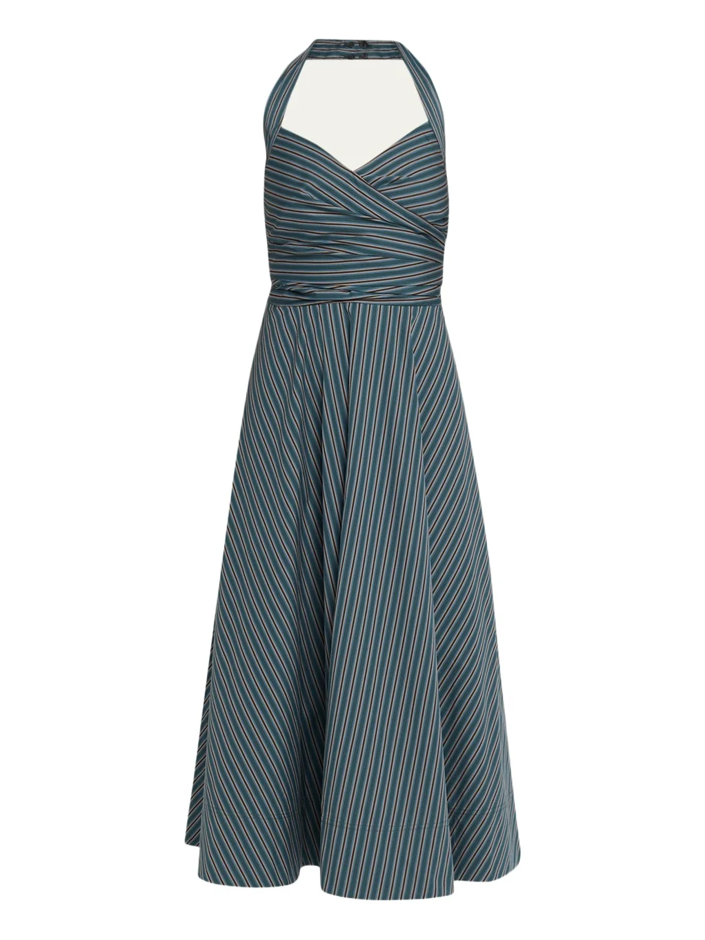 Magnolia Stripe Halter Midi Dress Magnolia Stripe Halter Midi Dress