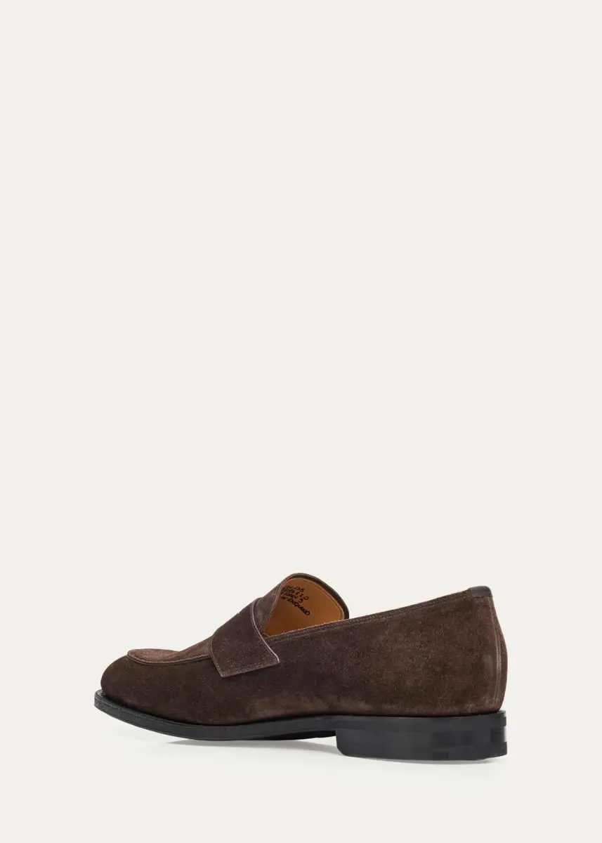 Church's Men's Hertford R 2.0 Suede Penny Loafers | Thumbnail 2 Church's Men's Hertford R 2.0 Suede Penny Loafers | Thumbnail 2