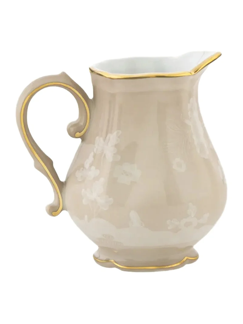 GINORI 1735 Meringa Floral Porcelain Milk Jug