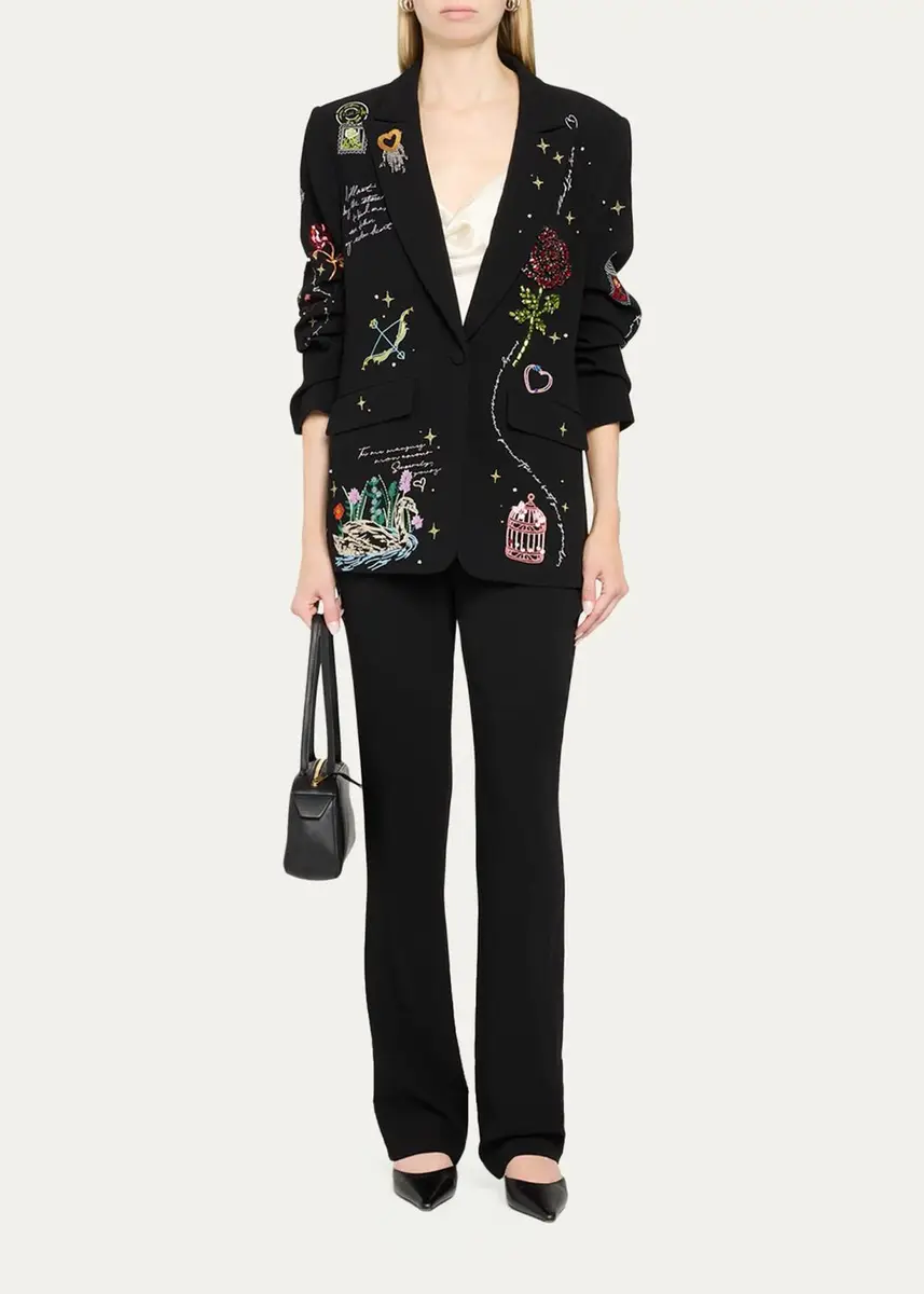 Cinq à Sept Kelsa Starry Scribbles Blazer | Thumbnail 2
